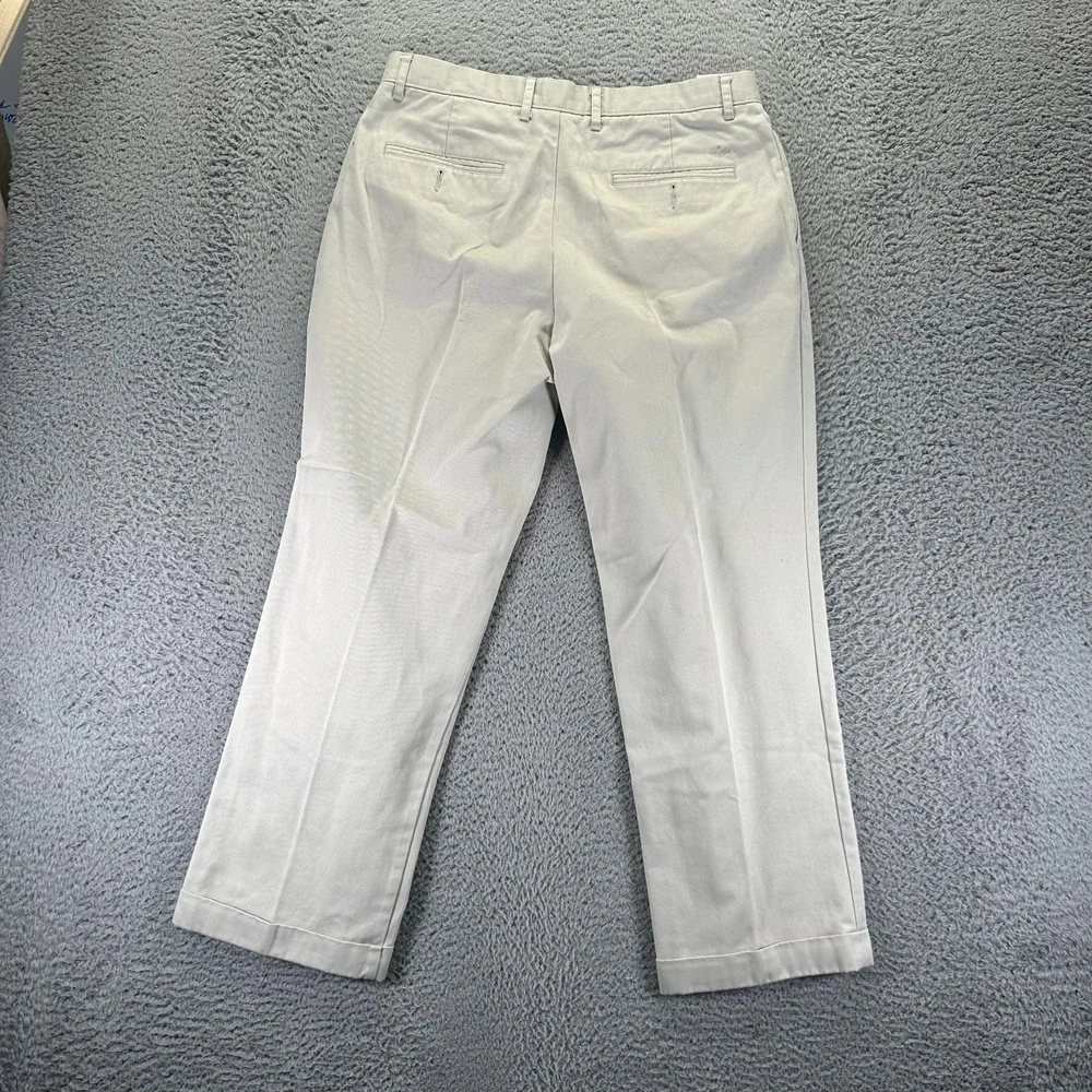 Dockers D3 Pant Mens 34x29‎ Beige Cotton Khakis Straight Leg Pleated Utility